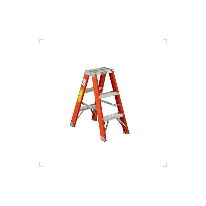 Escalera Dielectrica PRFV Tijera Doble 4 Peldaños CUPRUM Escalera Dielectrica PRFV Tijera Doble 4 Peldaños CUPRUM